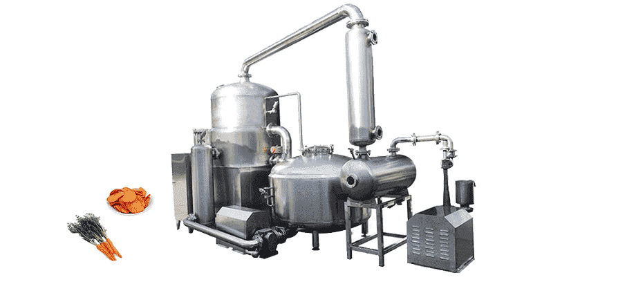 Vacuum frying machine